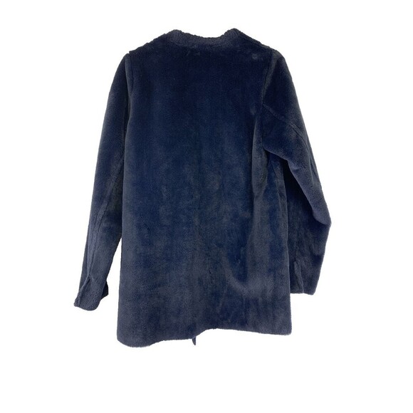 New Tags Lauren Vidal Nuit Faux Fur Jacket Luna Faux Leather Lined Womens Small - Picture 7 of 15